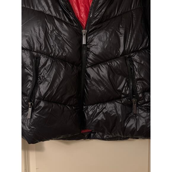 Michael Kors black puffer jacket women’s medium - Picture 3 of 5